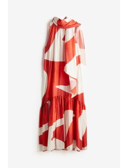 H & M - Volumineuze maxi-jurk - Rood