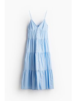 H & M - Strappy strokenjurk - Blauw