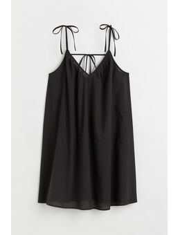 H & M - Mini-jurk met V-hals - Zwart