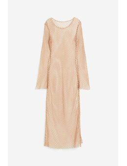 H & M - Strandjurk van mesh - Beige