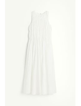H & M - Maxi-jurk van ramie - Wit