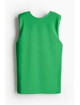 H & M - Deep-back mini-jurk - Groen