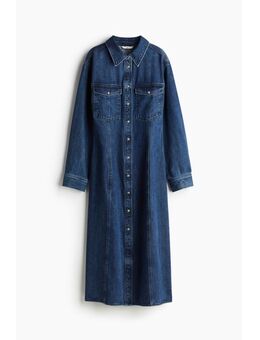 H & M - Denim midi-jurk - Blauw