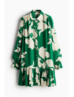 H & M - Oversized overhemdjurk - Groen