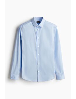 H & M - Easy iron-overhemd - Slim Fit - Blauw