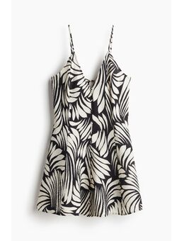 H & M - Strappy A-linejurk - Zwart