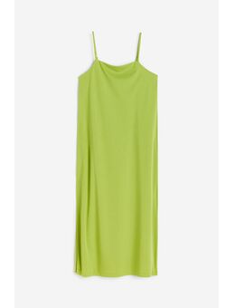 H & M - Tricot slip-in jurk - Groen