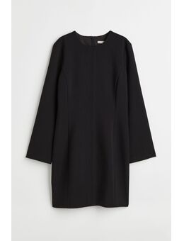 H & M - Korte jurk met lange mouwen - Zwart