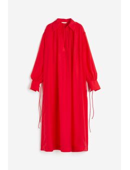 H & M - Kaftanjurk van lyocellmix - Rood