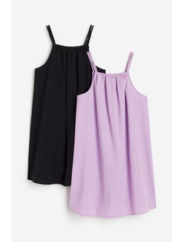 H & M - Set van 2 jurken - Paars