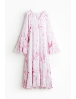 H & M - Maxi-jurk van chiffon - Roze