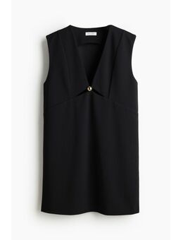 H & M - Mouwloze jurk - Zwart