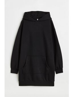 H & M - Sweatjurk met capuchon - Zwart