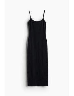 H & M - Strappy maxi-jurk - Zwart