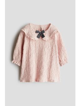 H & M - Jurk van crinkletricot - Roze