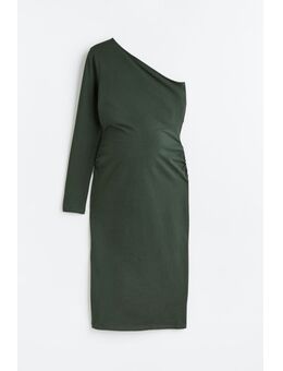 H & M - MAMA One-shoulderjurk - Groen