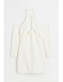 H & M - Jurk met cutouts - Wit