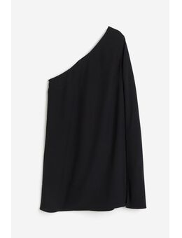 H & M - One-shoulderjurk - Zwart