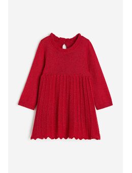 H & M - Glitterende jurk - Rood