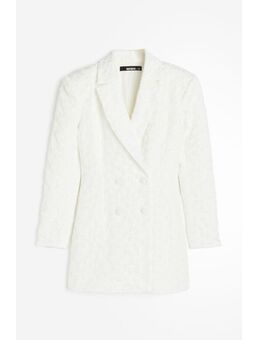 H & M - ROTATE x H & M Flower Blazer Dress - Wit