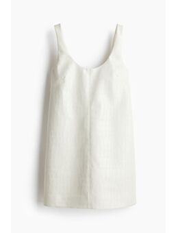 H & M - Mini-jurk met krokodessin - Wit