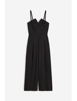 H & M - Strapless jumpsuit - Zwart