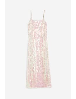 H & M - Slip-on jurk met pailletten - Goud