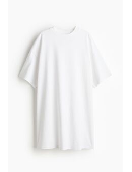 H & M - Oversized T-shirtjurk - Wit