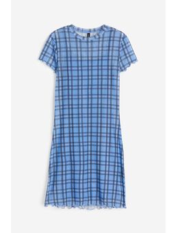 H & M - Bodyconjurk van mesh - Blauw