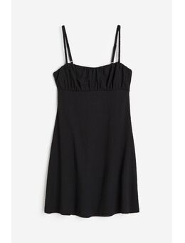 H & M - Jurk van crinkletricot - Zwart