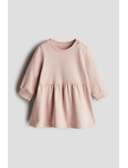 H & M - Katoenen sweatjurk - Roze