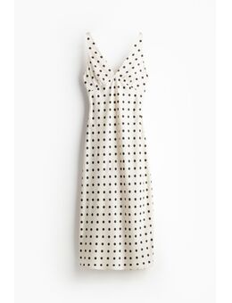 H & M - Jurk met knoopsluiting - Beige