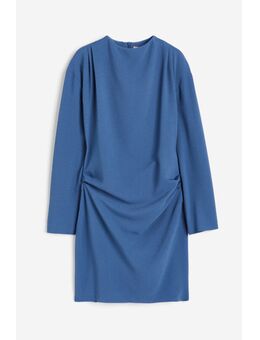 H & M - Gedrapeerde jurk - Blauw