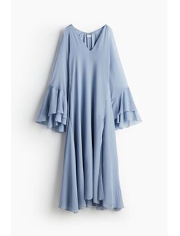 H & M - Maxi-jurk van chiffon - Blauw