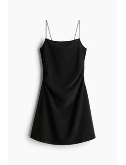 H & M - Strappy jurk met rimpeleffect - Zwart