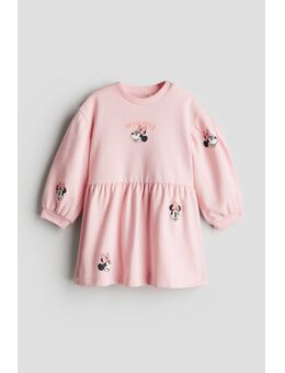 H & M - Sweatjurk met print - Roze