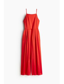 H & M - Open-back jumpsuit - Rood