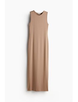 H & M - Maxi-jurk van microvezel - Beige