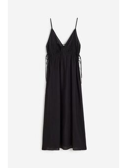 H & M - Jurk met drawstrings - Zwart