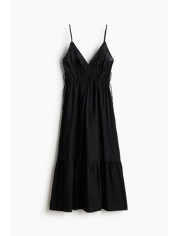 H & M - Maxi-jurk met drawstrings - Zwart