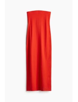 H & M - Strapless bodyconjurk - Oranje