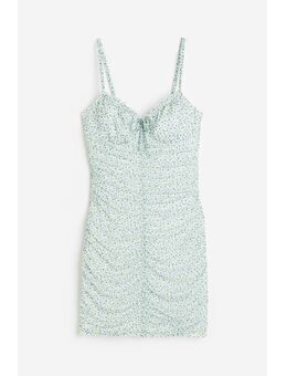 H & M - Gedrapeerde jurk - Wit