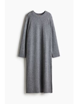 H & M - Gebreide maxi-jurk - Grijs