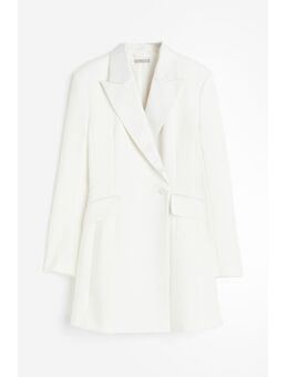 H & M - Nauwsluitende blazerjurk - Wit