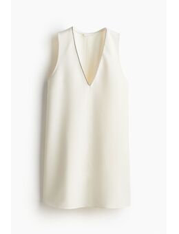 H & M - Jurk met V-hals - Wit