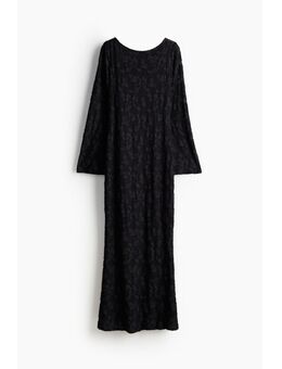 H & M - Jacquardgeweven jurk met mermaidrok - Zwart