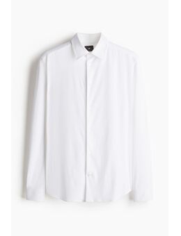 H & M - Overhemd - Slim Fit - Wit