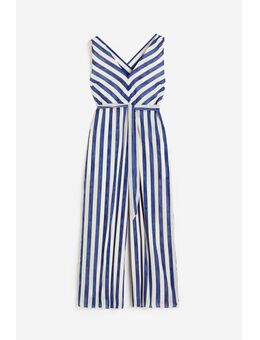 H & M - Mouwloze jumpsuit - Beige