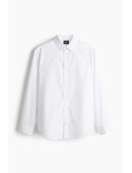 H & M - Easy Iron-overhemd - Regular Fit - Wit