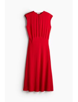 H & M - Jurk met cirkelrok - Rood